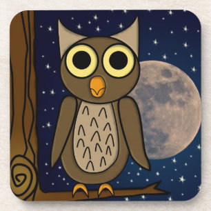 Dessous-de-verre hibou