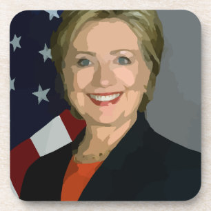 Dessous-de-verre hillary clinton