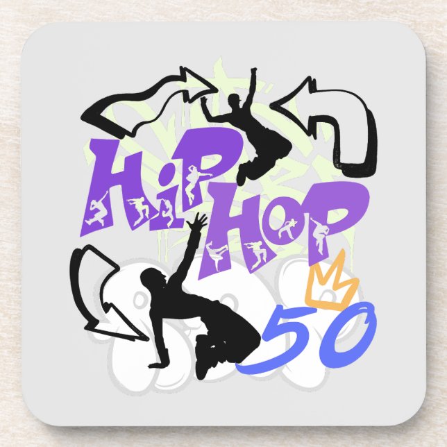 Dessous-de-verre Hip hop 50,w (Devant)