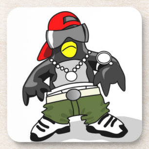 Dessous-de-verre Hip hop cool Penguin