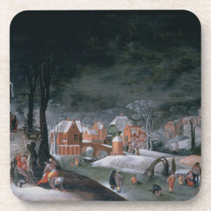 Dessous-de-verre Hiver (huile sur le panneau) (voyez également