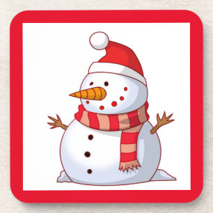 DESSOUS-DE-VERRE HIVER SNOWMAN