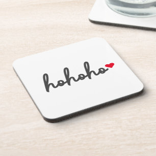 Dessous-de-verre Ho Ho Christmas Heart Modern Minimalist