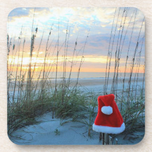 Dessous-de-verre Holiday beach theme coasters set of 6