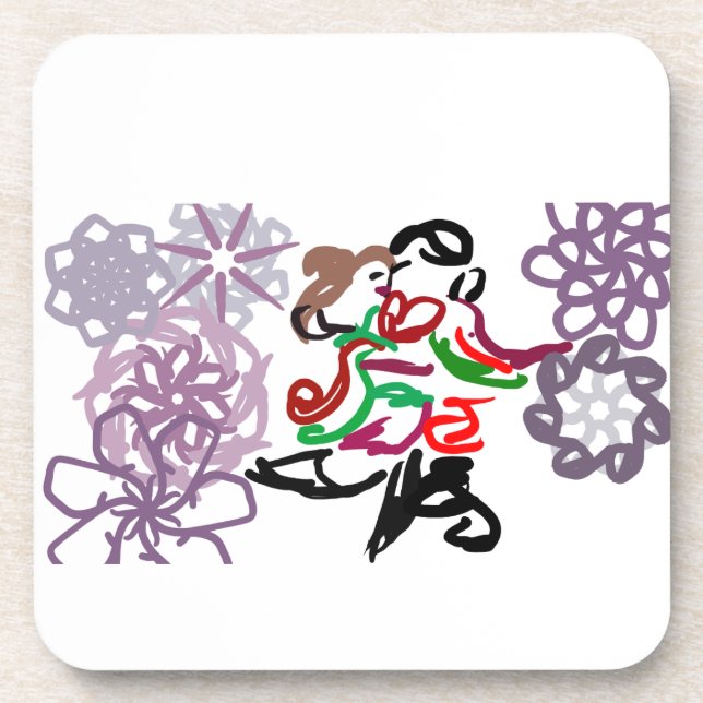 Dessous-de-verre Holiday Kiss  (Devant)