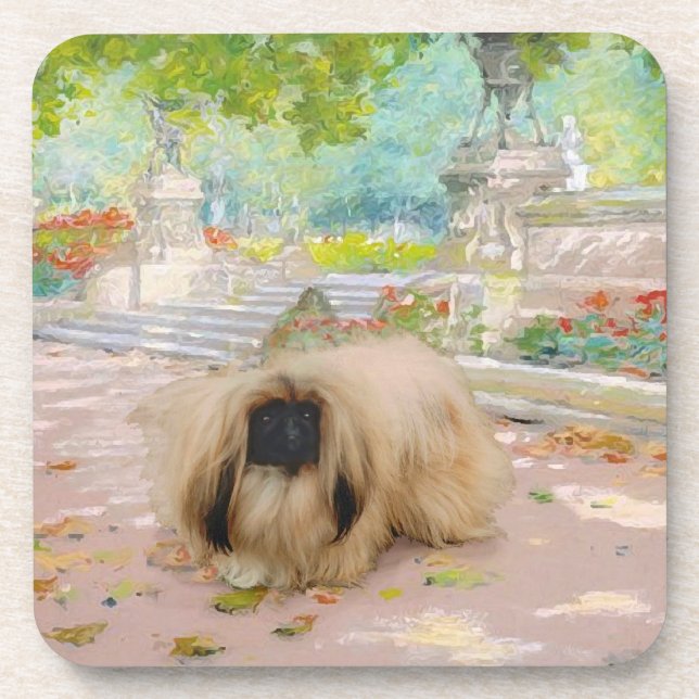 Dessous-de-verre Honey Pekingese (Devant)