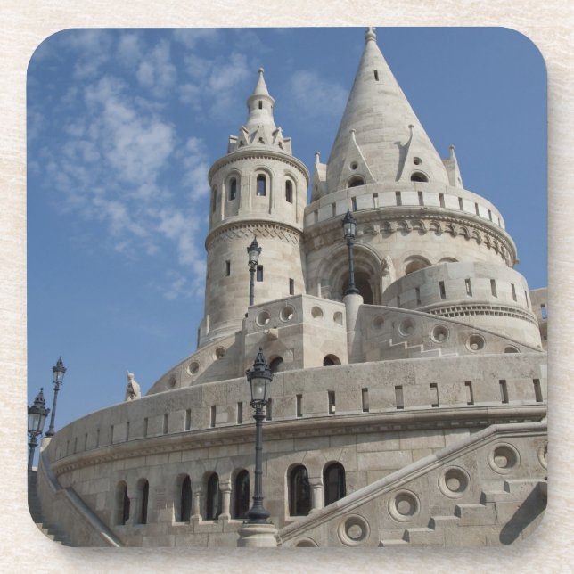 Dessous-de-verre Hongrie, capitale de Budapest. Buda, Château 2 (Devant)