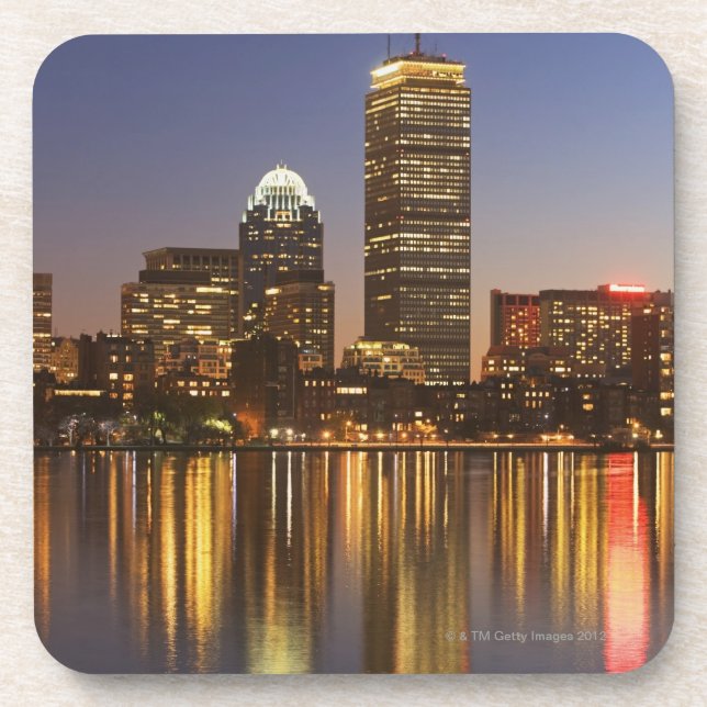 Dessous-de-verre Horizon des Etats-Unis, le Massachusetts, Boston (Devant)