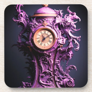 Dessous-de-verre Horloge artistique