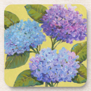 Dessous-de-verre Hortensias de ressort I
