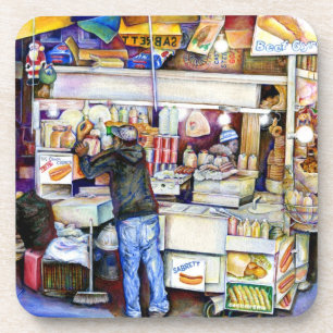 Dessous-de-verre Hot Dog God, New York