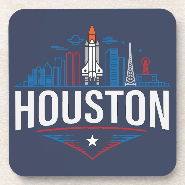 Dessous-de-verre Houston Texas United States of America (Devant)
