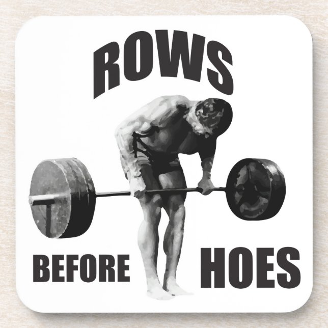 Dessous-de-verre humour de motivation "Body Building" (Devant)