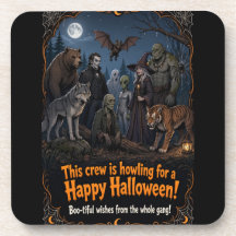 Hurlement pour une équipe de monstre de Halloween