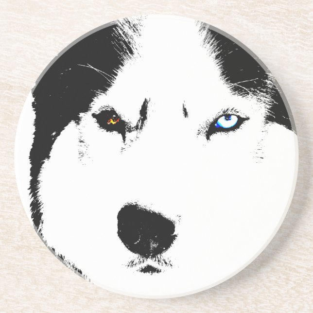 Dessous de verre Husky Dessous de verre à double o (Devant)