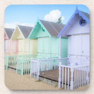 Dessous-de-verre Huttes de plage d'île de Mersea