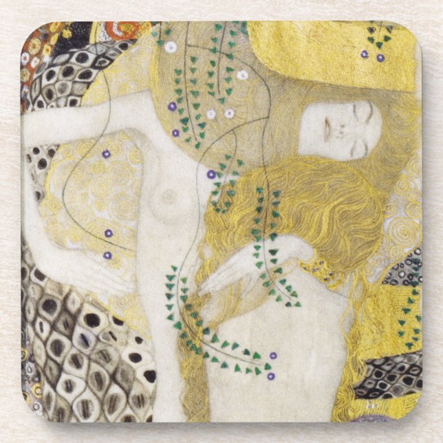 Dessous-de-verre Hydra (aka Water Serpents I) par Gustav Klimt (Devant)