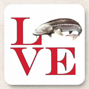 Dessous-de-verre I Love Sturgeon