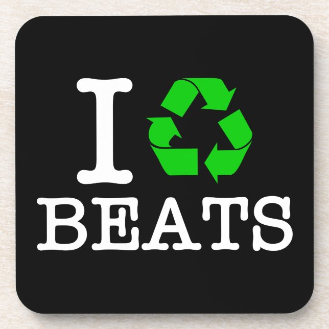 Dessous-de-verre I Recycle Les Beats (Devant)