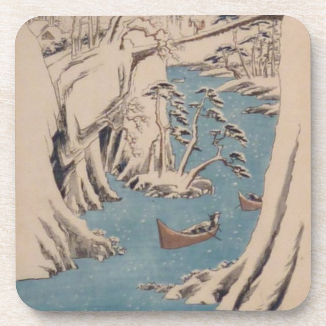 Dessous de verre Ichiryusai Hiroshige (Devant)