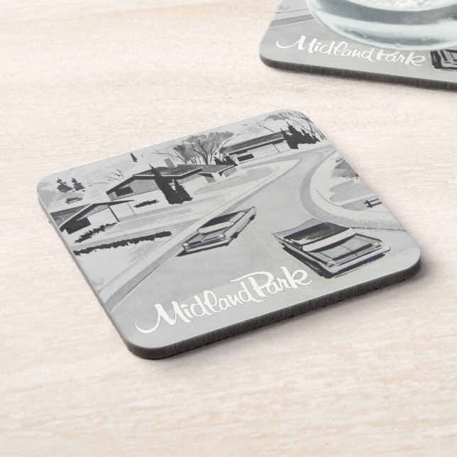 Dessous-de-verre Iconic 60s Mid Century Modern Coaster (Côté gauche)