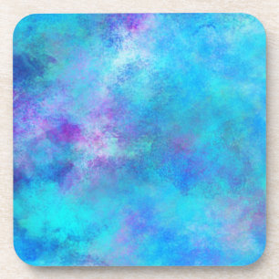 Dessous-de-verre Icy blue Abstract