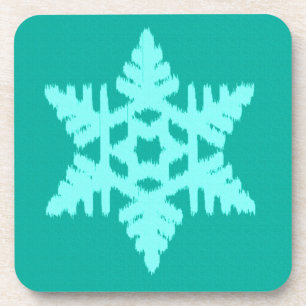 Dessous-de-verre Ikat Snowflake