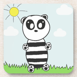 Dessous-de-verre Illustration de panda mignon