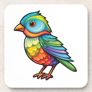 Dessous-de-verre Illustration d'oiseau de dessin