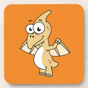 Dessous-de-verre Illustration Mignonne D'Un Pterodactyl. 2