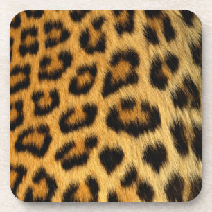 Dessous-de-verre Impression de fourrure Leopard