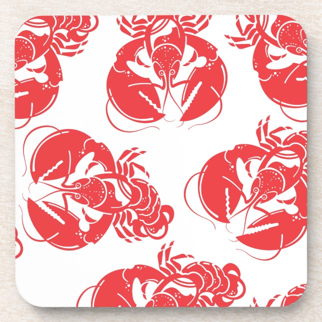 Dessous-de-verre impression de homard (Devant)