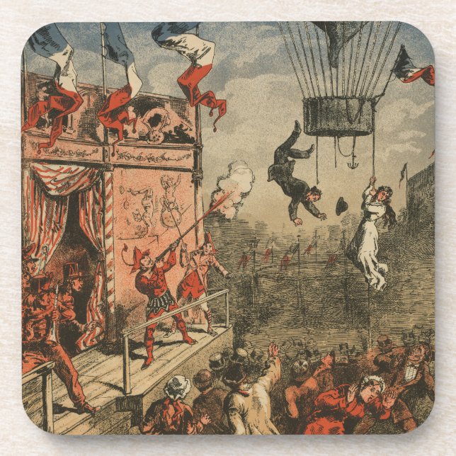 Dessous-de-verre Impression Humoristique D'Un Interprète Théâtral (Devant)