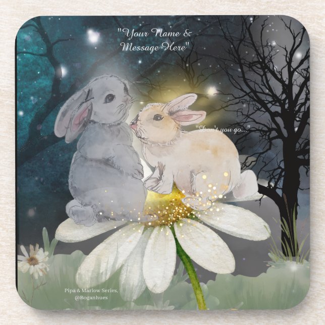 Dessous-de-verre Impression "Pipa & Marlow" de Boganhues  (Devant)