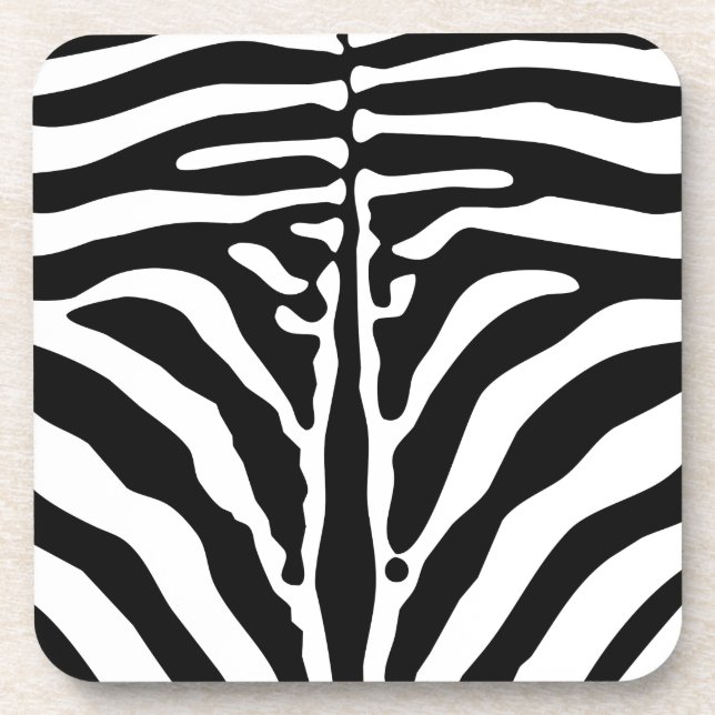 Dessous-de-verre Impression Zebra (Devant)