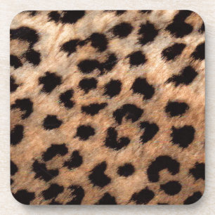 Dessous-de-verre Imprimé Animal Léopard Guépard Féminin Moderne Ten