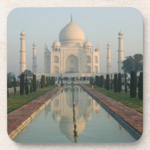 Dessous-de-verre INDE, Uttar Pradesh, Agra : Taj Mahal, matin