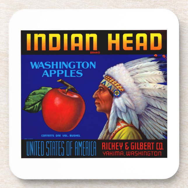 Dessous-de-verre Indian Head Washington Apples (Devant)