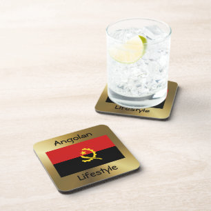 Dessous-de-verre Indicateur Angola+Dessous de verre texte