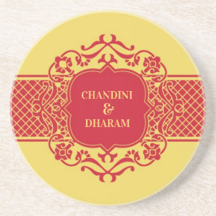 Dessous de verre indiens wedding showers