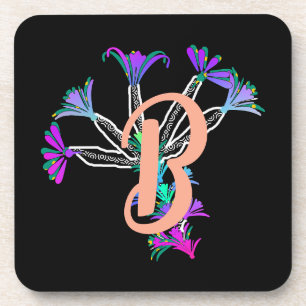 Dessous-de-verre Initiale B Monogramme