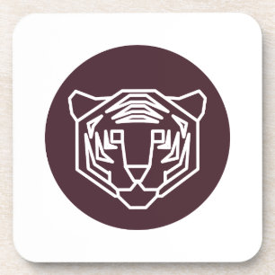 Dessous-de-verre Insigne Visage Tiger