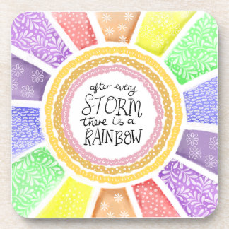 Dessous-de-verre Inspirational Quote – “After Every Storm there is 