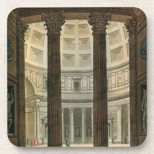 Dessous-de-verre Intérieur du Panthéon, Rome, de 'Le Costume A