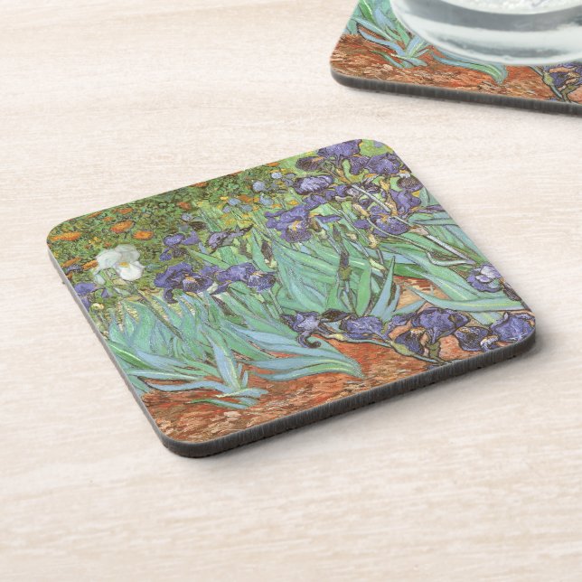 Dessous-de-verre Iris de Vincent van Gogh (Côté gauche)