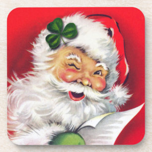Dessous-de-verre Irish Père Noël, Irish Christmas, Ireland, Irish