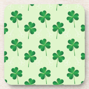 Dessous-de-verre irlandais trois motif feuille