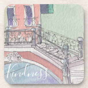 Dessous de verre "Italie Aquarelle"