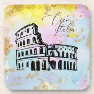 Dessous-de-verre *~* Italie Langue Italienne Ciao Italia Parties sc