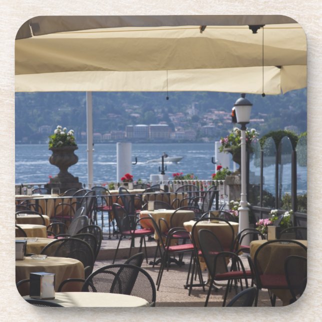 Dessous-de-verre Italie, Province de Côme, Bellagio. Café Lakeside. (Devant)